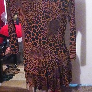 Leopard print dress